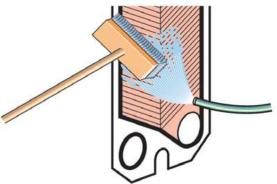 Maintenance English Manual cleaning of opened units Deposits removable with water and brush Plates do not need to be removed from the PHE during cleaning. 1 Caution!