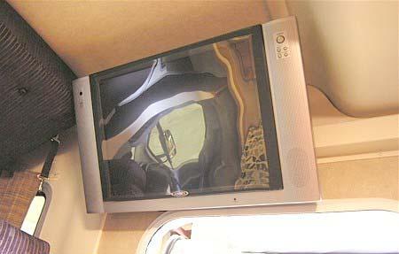 SECTION 8 ENTERTAINMENT TV 12V LCD (Model 24J) The liquid crystal display flat panel TV is powered by 12-volt DC current. The TV 12-volt Master Power switch must be ON to operate the TV.