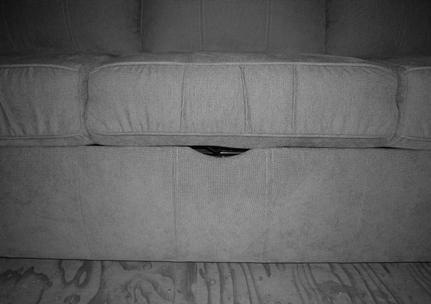 Bed to Sofa Push the front edge of the sofa seat toward the wall while lifting upward on the backrest until the sofa is fully seated against the wall and security latch clicks into locked
