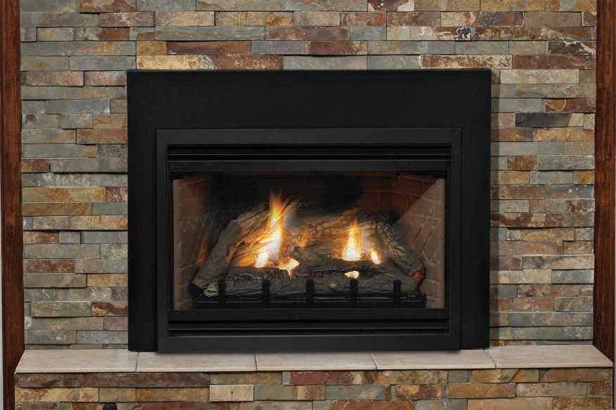 com BOULEVARD LINEAR FIREPLACES Traditional Innsbrook Traditional A Direct-Vent Fireplace Insert turns your existing wood-burning fireplace into an efficient gas-fired heat source.
