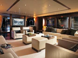 This high-end luxury yacht comfortably accommodates 17 people and leaves no desires unfulfilled.