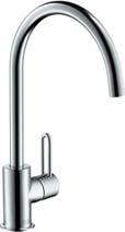 -000, -800 Chrome (-000) Stainless steel optic (-800) Axor Uno Single lever kitchen