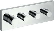 installation 120 x 120 mm Finish set # 10932000* Hand shower module, for concealed