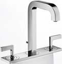 39033000 Single lever basin mixer 115 mm for small basins # 39035000 Single lever basin mixer 310 mm for wash bowls # 39020000 Single lever basin mixer for wash bowls # 39034000 Single lever basin