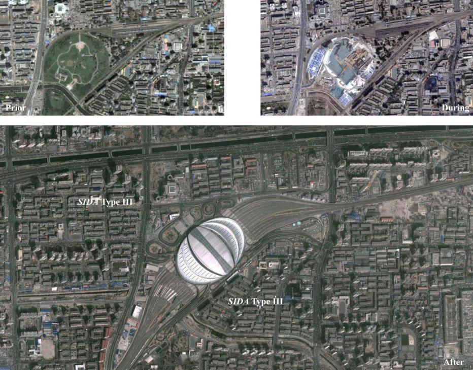 Vol. 2, No. 2 He: Between Permeability and Isolation: A Comparative Urban... Figure 5. Expansion of Beijing South Station Source: Google Earth.
