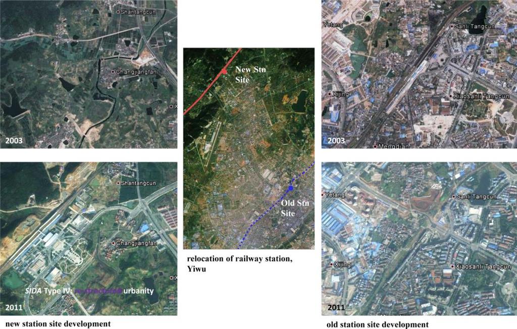 Athens Journal of Architecture April 2016 Figure 6. Relocation of Yiwu Station Source: Google Earth.