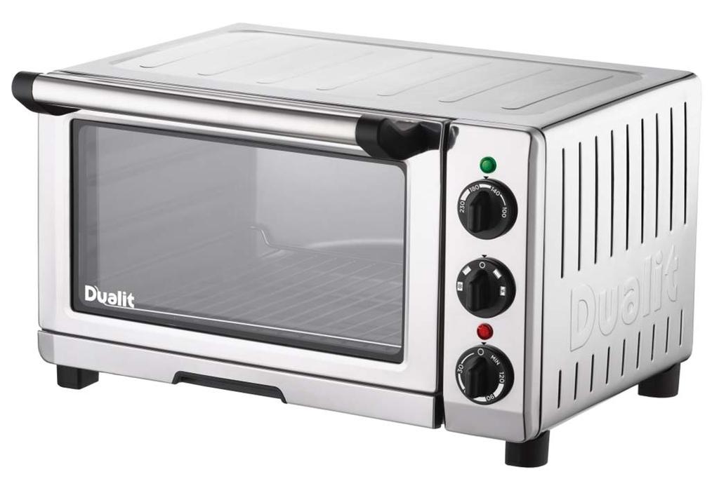 Also ideal for small spaces though it s big on the inside, the mini oven heats from room temperature to 356 o F in just three