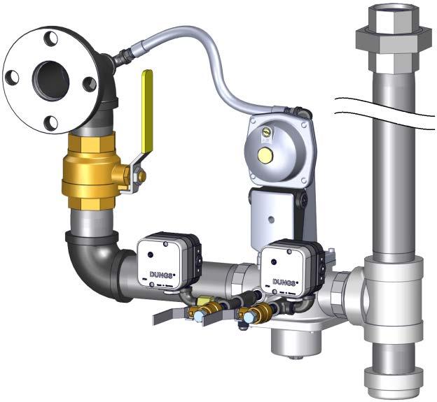 SECTION 3 - START SEQUENCE Start Sequence: NATURAL GAS INLET SSOV MANUAL SHUT-OFF VALVE TO AIR/FUEL VALVE LOW GAS PRESSURE SWITCH Figure 3-1c: BMK 2500: SSOV Location NATURAL GAS INLET TO AIR/FUEL