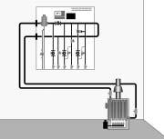 The heat source may be located on the right or left of the panel and 4a-ii only a slight change in the piping configuration is required (see Figures 4a-i and 4a-ii).
