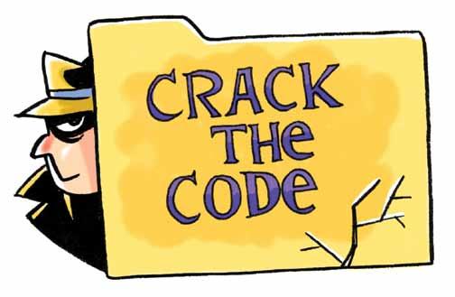 Crack the Code There s a phrase you should keep in mind when it comes to electricity. But to find out what it is, you ll have to do a bit of detective work! The saying is written in code below.