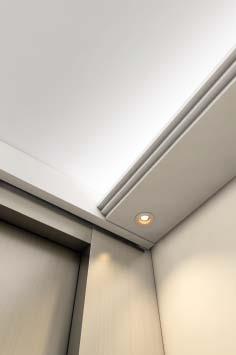 (N300) Panel: Painted steel sheet [Y033: White] Lighting: Central indirect lighting and