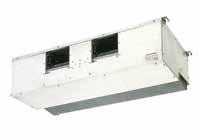 FDQ-B / RZQ-C Concealed ceiling unit FDQ200-250B RZQ200-250C BRC1E52A/B Blends unobtrusively with any interior décor: only the suction and discharge grilles are visible Up to 250Pa external static