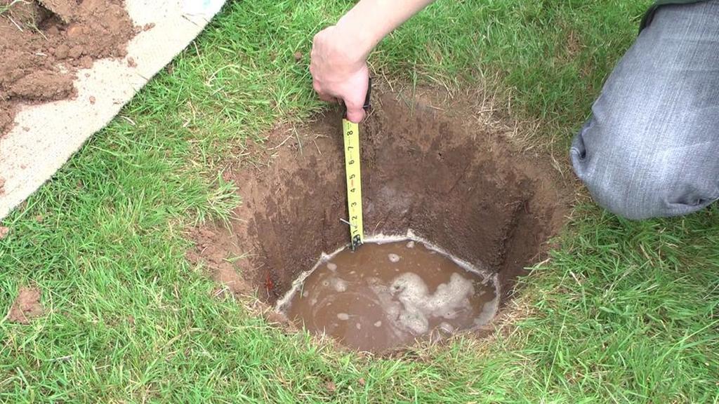 RAINGARDENS TECHNICAL STANDARDS AND DESIGN EXAMPLES STEP 1: INFILTRATION TEST 1. Call 811 before you dig to have your utilities located. 2. Dig 1-2 holes in the proposed garden area.