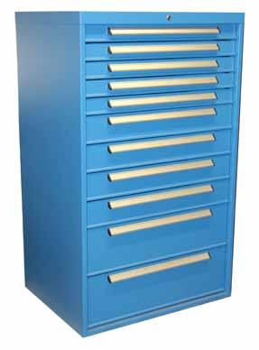 IHL Stationary Modular Drawer Cabinets All Welded Multiple Drawer Configurations Up To 400lb.
