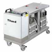 Hold Back Pump & Titan Vacuum System Smooth distillations of multiple sovent systems Automatically moderates vacuum for each solvent fraction Distills any solvent / volume mixture without compositon
