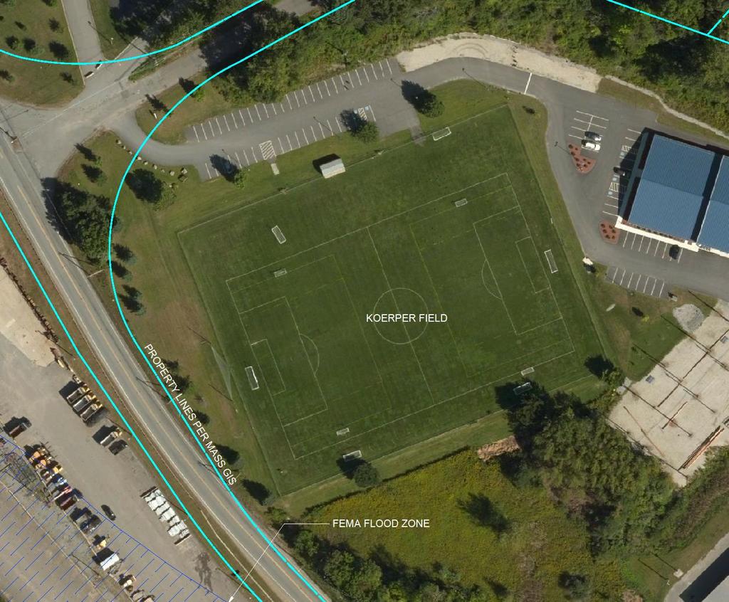 Existing Town Fields Recommended for Renovations The Koerper Field Lacks Only In Field Facilities Score: