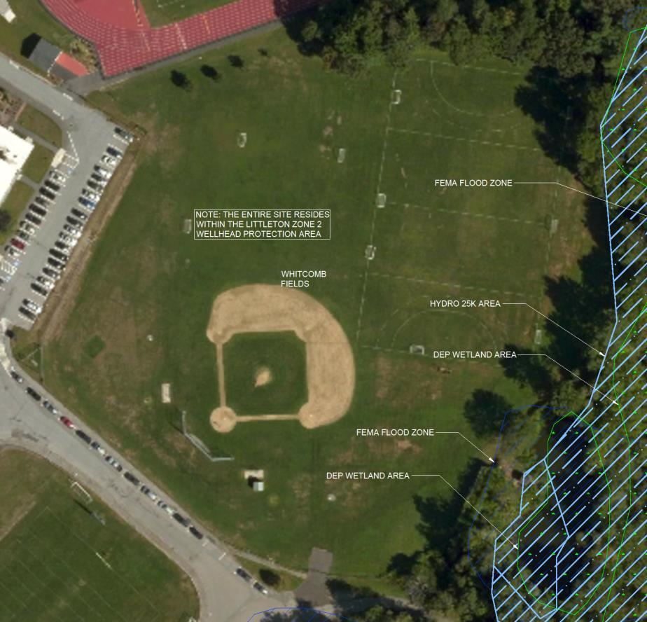 Existing Town Fields Recommended for Renovations Whitcomb Fields Are Over Used and In Fair Condition Score: 2.