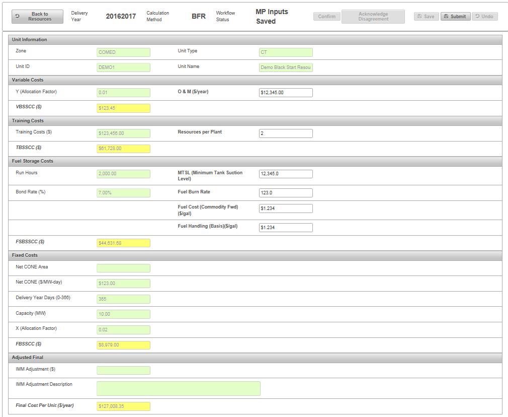 1 4 5 2 3 5 Import/Export From the Black Start Resource Data Management screen, market participants can export and import Excel files that contain all of the IMM and market participant data.