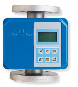Flowmeters FEATURES Accuracy ± 5% V.F.S. Max. working pressure PN 10 Max. working temperature 120 C.