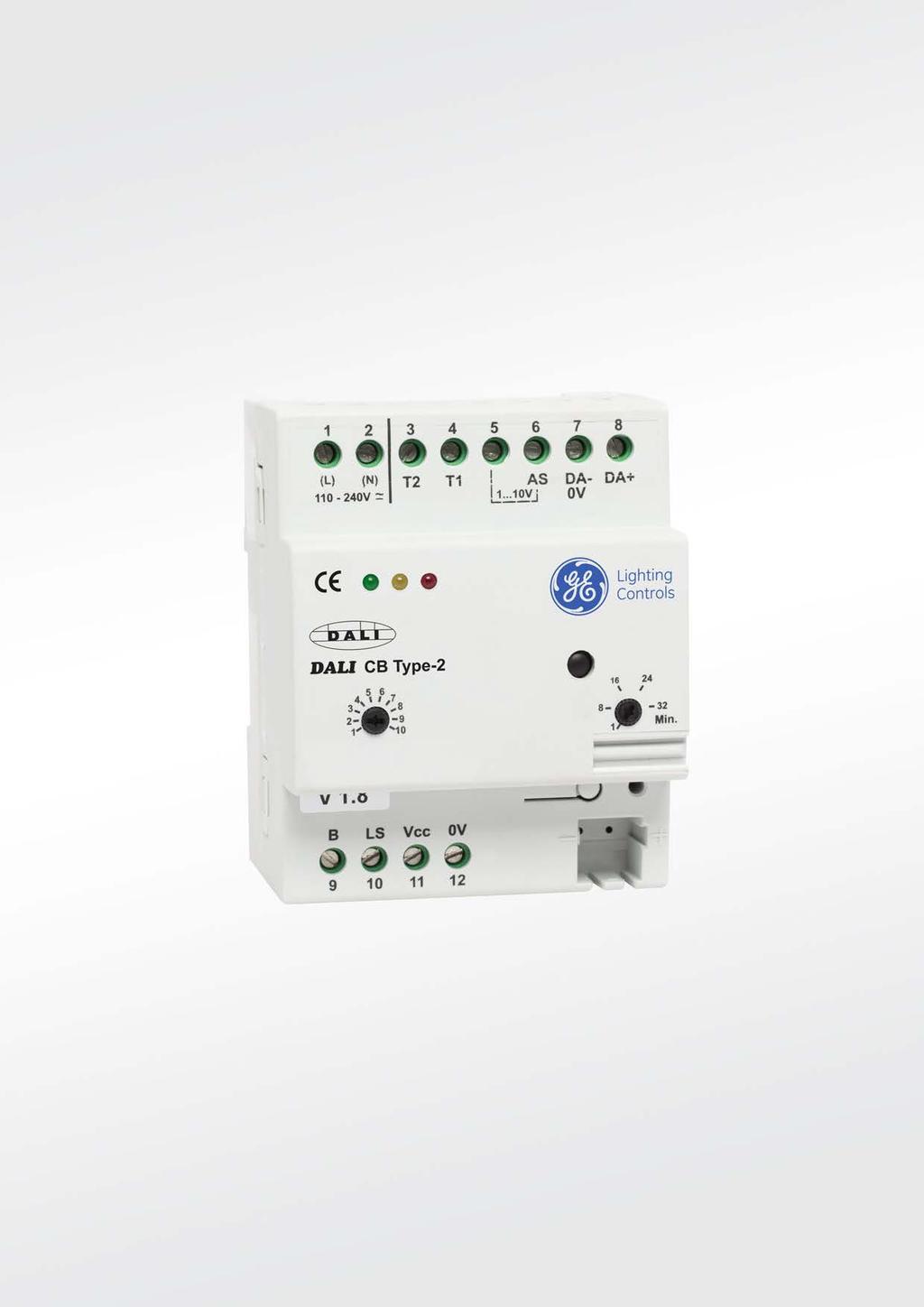 I CB Type 2 Dim-and switch functions The I CB Type 2 is suitable for the control of max. 100 I ballasts or transformers. After connection to mains, the unit is ready for operation.