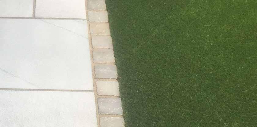 Edgings Edgings are optional and are used to finish off your patio. edgings give your patio that something extra and make it stand out.