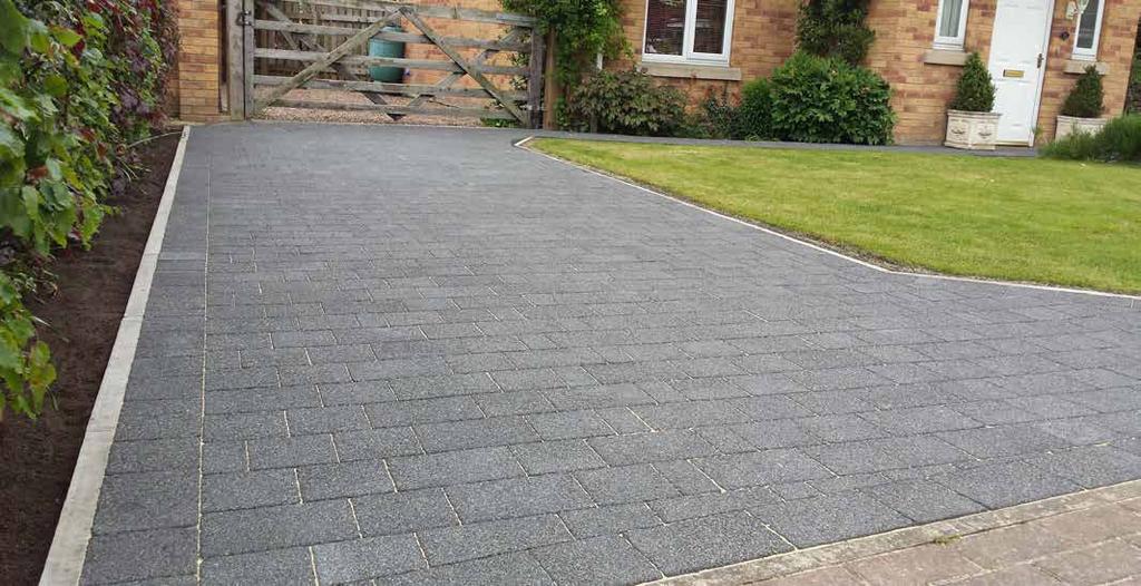 Classic Driveways 115/m2 Marshalls Drivesett Argent Dark Marshalls Drivesett Argent is an attractive, more affordable alternative to Granite Setts with a lower carbon footprint.