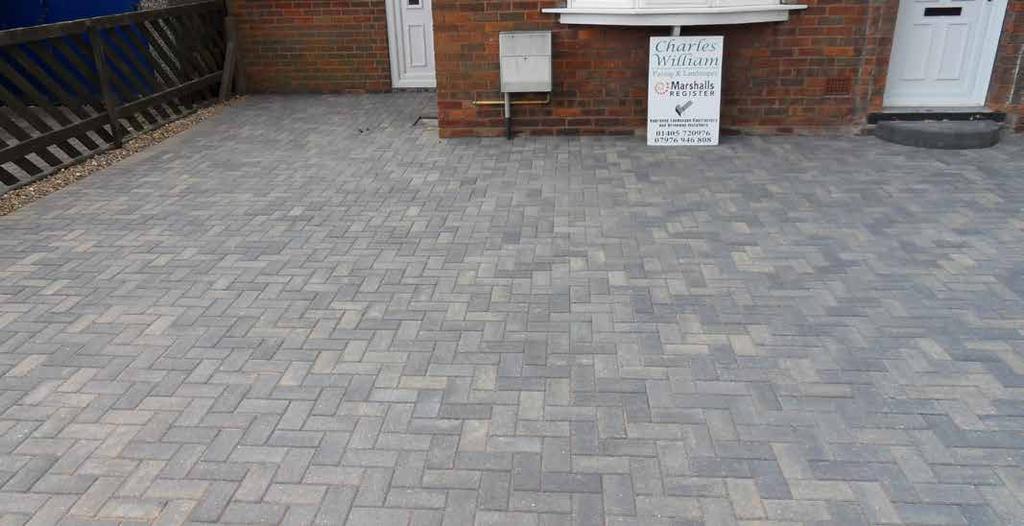 Standard Driveways 105/m2 Marshalls Driveline 50 Pewter A basic Driveway is installed to the same high standard as all our other driveways and includes a 10 year guarantee.