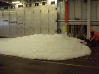 Figure 40 23 January 2010 Oscar Wilde vehicle deck Test foam generator Hotfoam system discharge test 1.16.