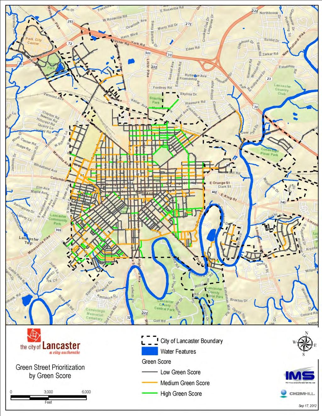 Green Streets Prioritization Results Enables cost sharing while integrating green
