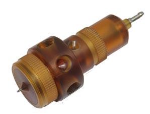 010 to.050 inch (.254 to 1.27 mm) ID Electrostatic spray nozzles available with flow rates ranging from.