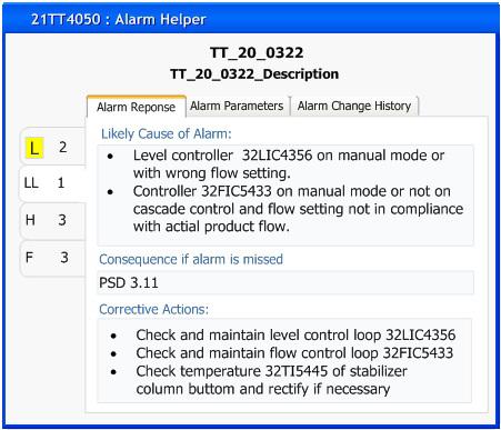 6 ABB ABILITY SYSTEM 800XA ALARM MANAGEMENT An embedded alarm documentation database ensures fast and correct actions Access to relevant documentation plays an important role in the correct handling