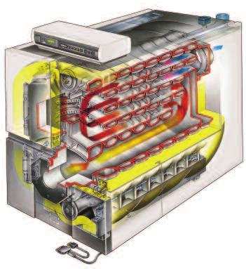 boiler assembly Viceroy GTS - Boiler Assembly - Exploded View Eutectic cast iron boiler body, particularly resistant to thermal shocks and corrosion, allowing low modulated temperature operation and