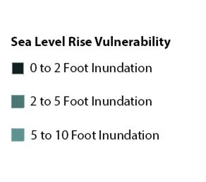 Sea Level Rise impacts Pre-design storm vulnerability the