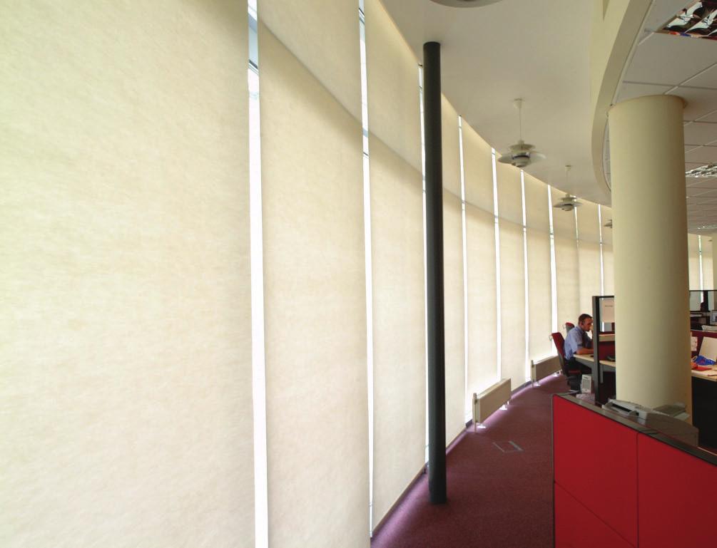 three integrated system sizes 4 provides co-ordination of different sized blinds universal