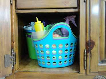 3. Now that you know how much space your supplies will need, decide where your FHS will be. Do you have storage space in a cupboard, cabinet, laundry room or closet someplace out of the way?