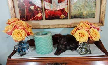 was used to hold the flowers in place and add interest to the display. It s great as an accent piece. Figure 7.