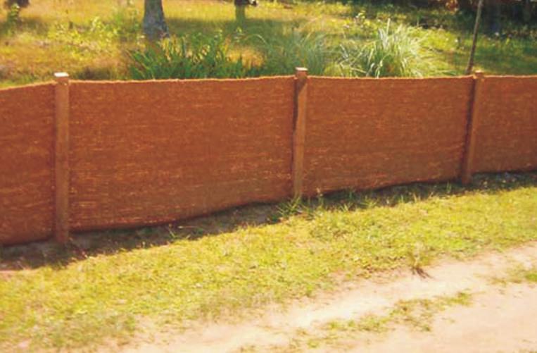 Coir Sediment Control Products KoirFence 1250 KoirFence 1250 is a tightly woven biodegradable silt fence made of high strength coir.
