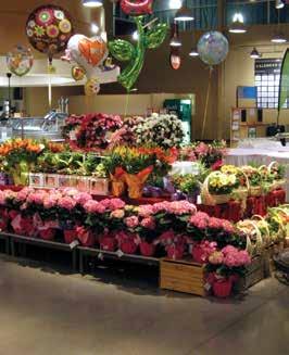 FLORAL DEPARTMENT In order to maximize impulse purchases, a high contrast