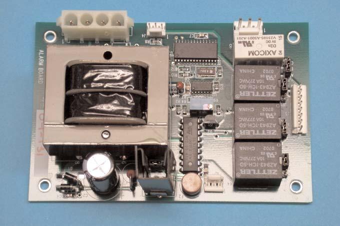 J2 Press. Switch PS2 J4 Humidity Sensor J5 Main Power JP2 Power Selector Input AC - (A-B) DC - (B-C) JP1 Compressor Excess Alarm Timer (10 min.