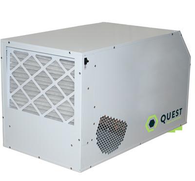 The dehumidifier is built around tested engineering principles and has passed a thorough inspection for quality of workmanship and function.