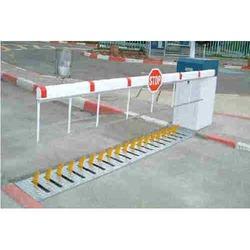 Automatic Boom Barrier: Automatic boom barrier is a bar or a pole pivoted to allow the boom to block