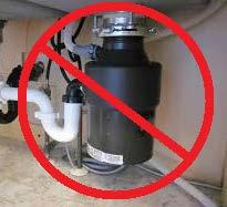 A few things to keep in mind regarding food waste: Food grinders are NOT permitted in restaurant sinks Filtering