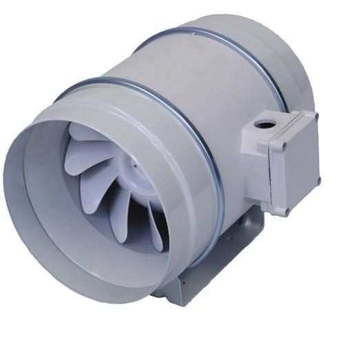 This makes the TD-MIXVENT series the ultimate solution for small to medium sized ventilation installations which require a high airflow to pressure ratio