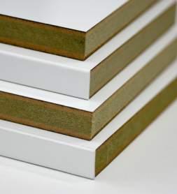 Laminate bonded to an 18mm MRMDF