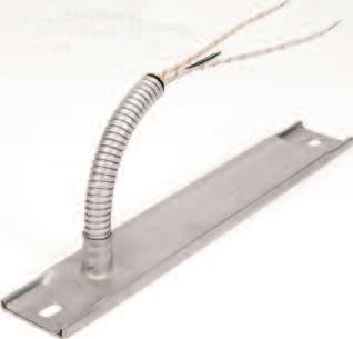 10" long leads standard; if longer leads are  Not available on heaters with tabs.