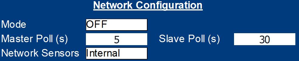 Net Configuration By default, all System 2500 units are configured as standalone unit. To setup a network, a master and a minimum of one slave unit are required.