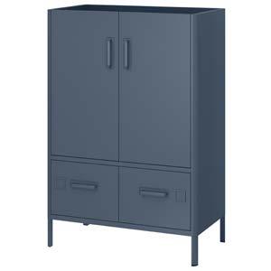 82 PE686440 IDÅSEN High cabinet with drawer and doors* $229 Powder-coated steel. Designer: Jon Karlsson. Requires assembly. W17¾ D18½ H67¾".