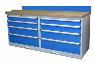 Storeman Workstation Ply Timber Bench Range 40mm thick ply timber top Anti-Tilt safety lockout system only
