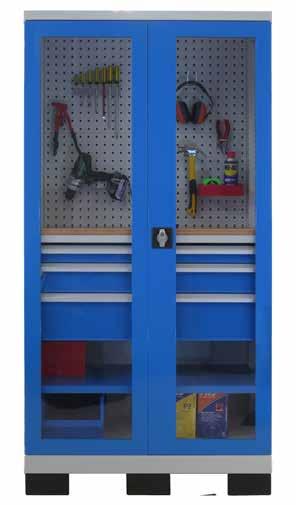 Storeman Workstation Cabinets with Clear Doors Clear doors make viewing of goods quick and easy High quality