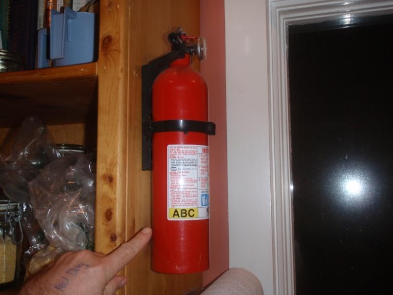 Steps to Make Your Home Safe 3. Keep at least one ABC type fire extinguisher on each level of your home.